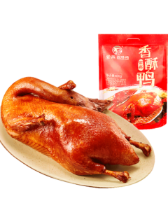 Zi Yan Bai Wei Ji Crispy Duck Roast Duck Marinated Delicacy Ready-to-Eat Pre-Made Dish Mid-Autumn Festival Gift Vacuum-Sealed Bag 400g