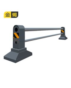 Golden Scorpion Municipal Traffic Non-Motorized Isolation Barrier Road Safety Fence 0.6m*3m Wide - Dark Gray