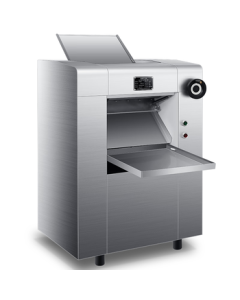DEMASHI Commercial Dough Press Machine, Large Stainless Steel Electric Dough Kneader and Roller YP350-2 (Without Noodle Cutter) [220V]