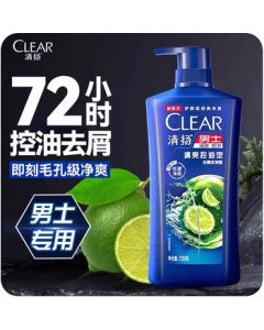 Clear Men Anti-Dandruff Shampoo, Refreshing Oil Control 720g, Dandruff Removal Volumizing Repair Shampoo, JD Self-Operated Back-to-School Season