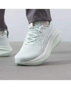 ASICS Men's GEL-NIMBUS 27 Neutral Running Shoes 1011B958-300 Grey White 41.5