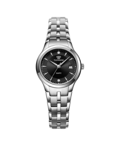 Tian Wang Women's Watch Birthday Gift Stainless Steel Quartz Watch Black LS3626S.D.S.B