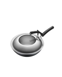 SUPOR Premium Iron Non-Stick Wok 30cm with Standable Lid FC30H7