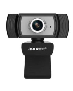 Aoni Computer Camera HD Video Wide Angle for Interviews and Exams 1080P Plug and Play USB Desktop Laptop with Microphone C33
