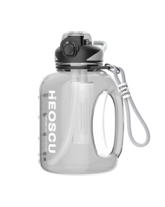 nRMEi Sports Water Bottle with Large Capacity, Summer Men's Fitness Tea Separation, High-Temperature Resistant Portable 2000ml Water Jug