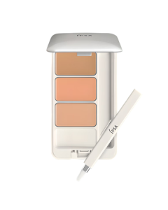 IPSA Tri-Color Concealer 4.5g - Brightening, Covering Dark Circles, Acne Scars, Tear Troughs, Redness, Color-Correcting, Long-Lasting Makeup Cosmetics