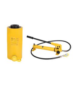 Yindu Hollow Hydraulic Jack Cylinder Manual Split Type RCH-20100 with CP-700 Manual Pump