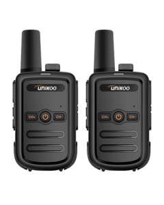 UNIKOO [Twin Pack] Walkie Talkies, Long Range High Power Two-Way Radios for Construction Sites, Offices, Hotels, Security, Restaurants, Outdoor Use, Mini Civilian Handheld Radios for Kids, MAX1.0 Economy Edition