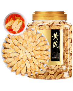 Fudonghai Authentic Gansu Selected Astragalus Slices 500g Premium Wild Northern Astragalus with Chinese Herbs Wolfberry and Angelica for Soup