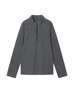 JINGDONG Homemade Thermal Fleece Jacket for Men - Outdoor Fleece Pullover, Sports Autumn Polar Fleece Jacket, Windbreaker Inner Layer - Black Gray Stripe, Size L