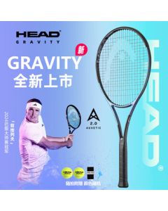 HEAD Zverev GRAVITY 2025 PRO Full Carbon Professional Tennis Racket - Pre-Strung Carbon Fiber Racket