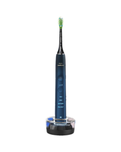 PHILIPS Electric Toothbrush Upgraded Model with 4 Modes, 3 Intensity Levels, Multiple Cleaning Solutions for Adults & Couples, Sonic Vibration Toothbrush HX9911/62 Deep Sea Blue