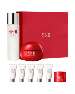SK-II Facial Treatment Essence 230ml + Cream 50g Skincare Set Complete Gift Box SK2 Birthday Present