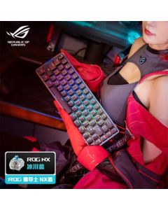 [Live Exclusive] ROG Falchion NX Mechanical Keyboard, Wireless Keyboard, Gaming Keyboard, 68-Key Compact Layout, 2.4G Dual Mode, NX Glacier Blue Switch, RGB Backlighting