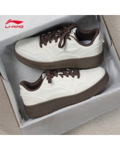 LI-NING Tianji SOFT Women's Sneakers Authentic 2025 New Low-Cut Breathable Lightweight Casual Retro Leisure Shoes