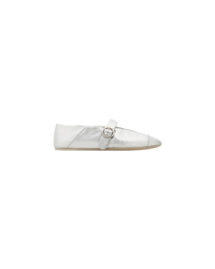 Ferragamo Women's Gancini Ballet Flats 0782667_1C _ 50 (Gao Yuanyuan Same Style) - Gift for Girlfriend