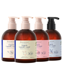 Bloom Home Intimate Garment Laundry Detergent Four Flowers Set 200ml*4 Bottles [New Upgrade] Antibacterial & Bloodstain Removal Underwear Cleaner