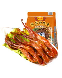 Tengqiao Brand David Duck Tongue 428g Soy Sauce Flavor Wenzhou Duck Tongue Specialty Snack Gift Pack Cooked Duck Delicacy