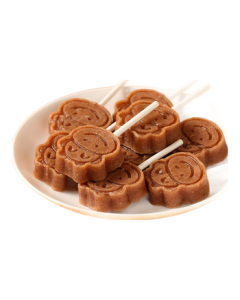 Jinye 0 Additives Snack Preserved Fruit Cow-Shaped Hawthorn Lollipop Individually Wrapped 348g/Bag