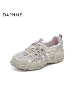 Daphne Soft-Sole Women's Trainer Shoes Summer New Mesh Hollow-Out Sneakers 4025101695 Hollow-Out Pink 40