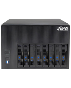 Tianchuangzhe DN-108L Self-Controlled Enterprise-Level Network Storage Shared Disk Array with Domestic Loongson 3A6000 Processor, 8-Bay 64TB (8*8TB Enterprise SATA)