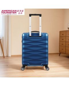 Samsonite Luggage - American Tourister Durable & Shockproof Spinner Suitcase 20 Inch Blue/11001
