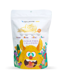 Beichile Fruit VC Lollipops for Kids 8g*16 Strawberry/Peach/Grape/Mango 0 Sucrose 0 Fat