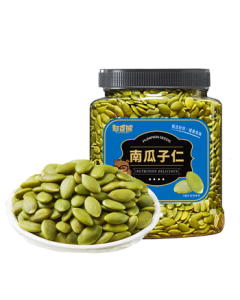 Funny Bear Pumpkin Seeds 500g/Tin Roasted Nuts Snack Toasted Pumpkin Kernels for Pregnant Women Holiday Treat