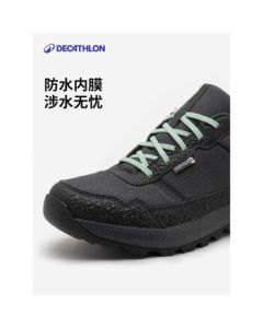 Decathlon NH100 Women's Hiking Shoes Outdoor Walking Shoes Anti-Slip Wear-Resistant Waterproof Lightweight Cushioned-5155556