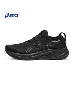 ASICS Men's Cushioned and Responsive Running Shoes GEL-NIMBUS 26 Black 42.5