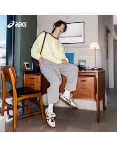 ASICS AARON 2.0 Unisex Trendy Casual Sneakers - Smoke Gray - Size 39