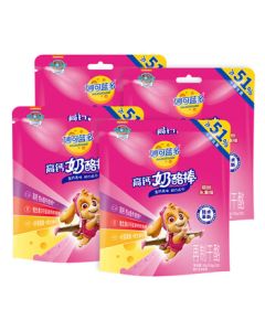 Miaokelanduo Kids Cheese Sticks Assorted Fruit 18g*5sticks*4bags High-Calcium Healthy Snack