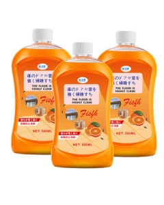 Blue Clean Star (LANJIEXING) Floor Cleaner for Tiles and Wood Floors 500ml, Fast-Drying No-Rinse Cleaning Solution, Removes Stains and Kills 99.9% of Bacteria