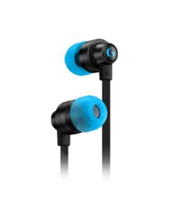 Logitech In-Ear Noise-Isolating Gaming Earbuds with Microphone, Wired Headset for PC & Mobile with Type-C Adapter, FPS Sound Positioning, Black G333
