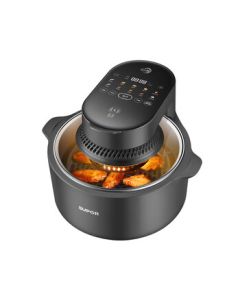 SUPOR Air Fryer with Far Infrared Penetration Heating, 7L Large Capacity, Viewing Window, Detachable Lid, Oil Removal, Color Touch Screen KD70YQ87