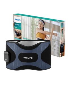 Philips (PHILIPS) Lazy Waist Belt, Waist Massager, EMS Microcurrent Wireless Heating Sweat Waist Trainer, Abdominal Massager, Warm Belly Band, Birthday Gift 3305B