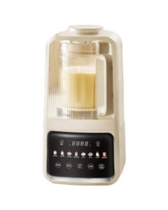 Bear Blender PBJ-H12Y1 1.5L Large Capacity Home Soy Milk Maker with Easy-Clean Design, Low Noise, Dual Blades for 2-5 People