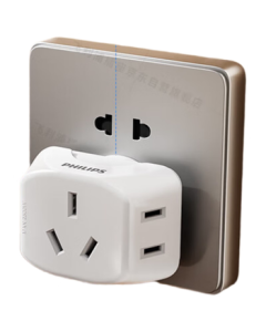 PHILIPS New National Standard Socket Converter / Mini 1-to-3 Socket Adapter / Plug Converter / Wireless Socket Adapter / Power Converter