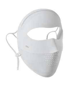 beneunder Full Face Sunscreen Mask for Women - UV Protection Medical Aesthetic Face Cover, Stylish Cycling Face Shield in Blue Smoke Gray