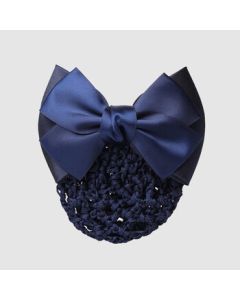 Dunshou Hair Net, Hair Mesh, Bun Net Hair Accessory (Z) Blue Knot Thick Mesh