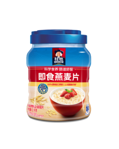 QUAKER Instant Oatmeal 1000g Canister - Nutritious Breakfast, High Dietary Fiber, No Added Sugar