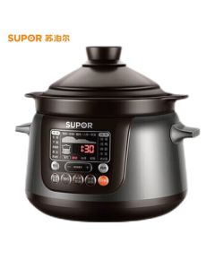 SUPOR Electric Stew Pot, 3L Capacity, 24H Preset Timer, 12 Cooking Menus, Soup Pot, Stew Pot, Precise Control & Fast Series, Electric Stewing Cup TG30YC5