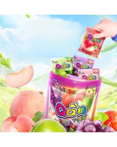 Want Want QQ Jelly Sharing Pack 36g*10 Bags Mixed Flavors Snack Want Want Soft Candy Vitamin C