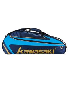 Kawasaki Badminton Bag Single Shoulder Backpack Tennis Bag with Independent Shoe Compartment for Men and Women, Model 8327 Navy Blue
