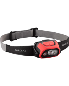 DECATHLON Headlamp for Outdoor Camping, Hiking, and Cycling - Super Bright USB Rechargeable Headlight with Red Light (Model: 4104175)