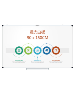 M&G 150x90cm Hanging Whiteboard, Honeycomb Core, Magnetic Hanging Whiteboard for Meetings, Office, Teaching, and Home Use - ADBN6418