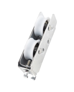 Hesidige Heavy-duty Sliding Door Wheels for Thermal Break Aluminum Sliding Doors, Nylon Silent Wheels, 18MM Wide Double Wheels HGJ-893