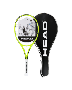 HEAD Tennis Racket Instinct Fluorescent Yellow Full Carbon Professional Racket for Men and Women Beginners to Intermediate, Includes Tennis Wristband and Overgrip