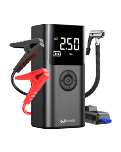 Portable Power [3C Certified] Car Jump Starter with Air Compressor - All-in-One Emergency Booster, Tire Inflator, Power Bank, and Tire Pressure Monitor for Cars, Motorcycles, and Trucks