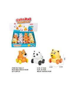 12 pieces of friction bobblehead cart